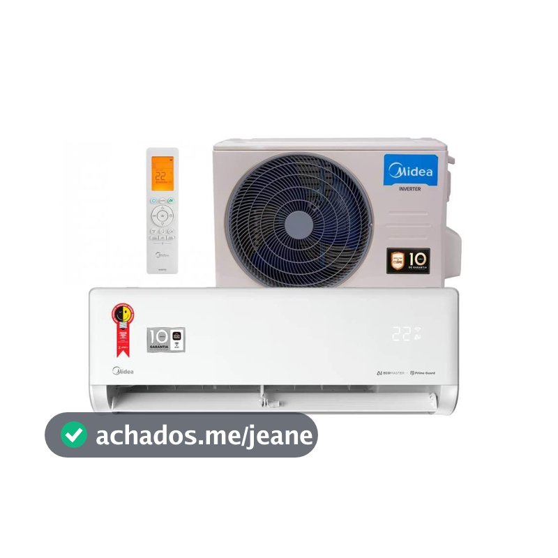 Ar Condicionado Split Inverter 18000 BTUs Midea IA Ecomaster Frio 42EZVCA18M5 - 220V