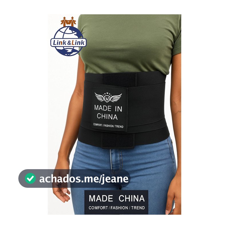 Cinta Modeladora Abdominal Ajustável reduz medidas Cinta faixa emagrecedora Took Shape para afinar a cintura pós-parto