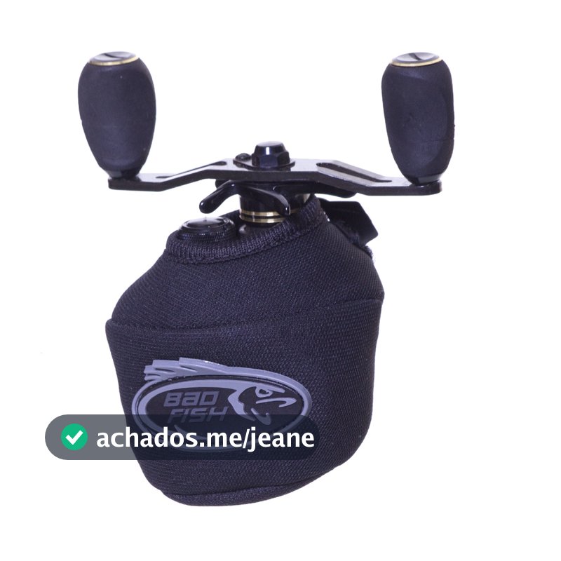 Capa Proteção Carretilha/Molinete Bad Fish Preto