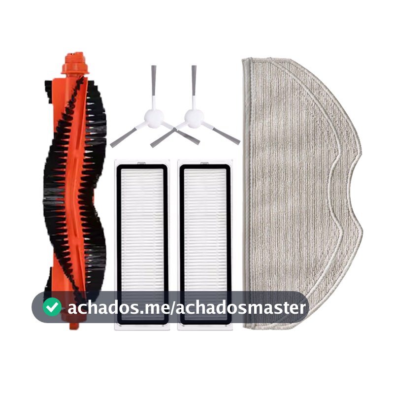 Kit de Reposição para Robô Aspirador de Piso, Compatível com Xiaomi S40C, S40, H40, Peças de Reposição