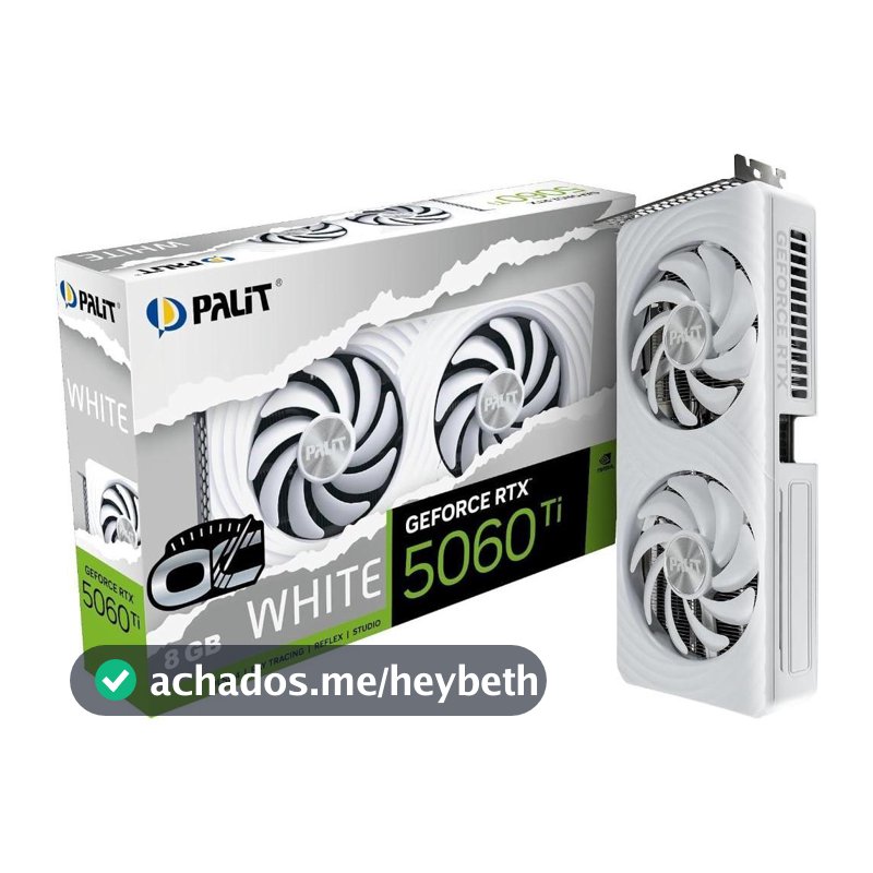 Placa de Vídeo Palit RTX 5060 Ti Dual OC 8GB