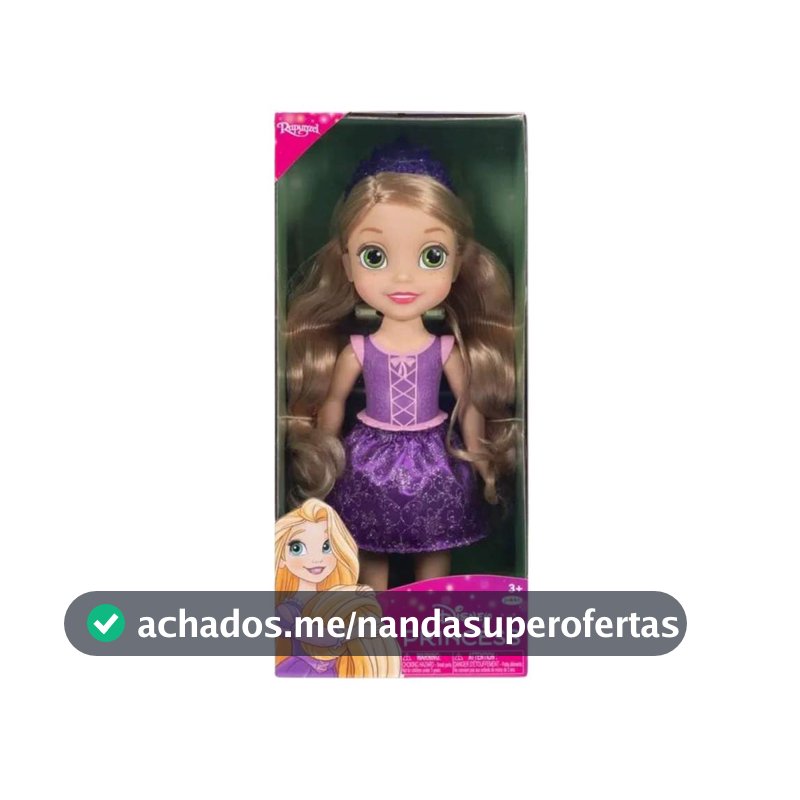 Boneca Disney Rapunzel Minha Primeira Princesa 33cm Multikids - BR2546