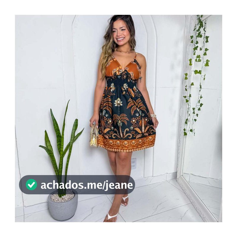 Vestido Feminino Curto Estampado Com Alça De Regulagem e Lastex Com bojo Elegante Não Amassa Moda Verão Casual
