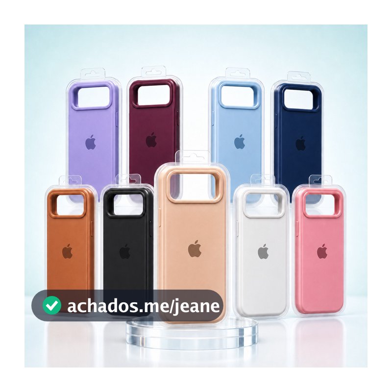 BGM—Capinha Case Silicone Aveludada Para capinha iphone 18 Pro Max /17 Pro Max Premium