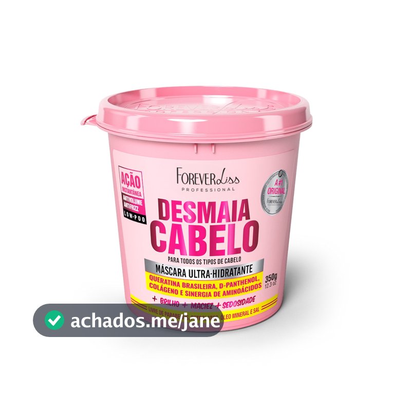 Máscara Ultra Hidratante Desmaia Cabelo 350G Forever Liss