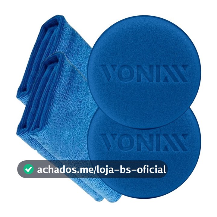 Kit 2 Aplicador Espuma Automotivo + 2 Pano Microfibra