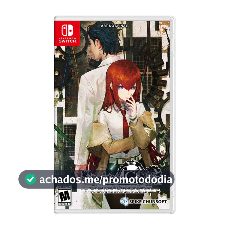 Steins Gate Reboot Steelbook Edition Switch Midia Fisica