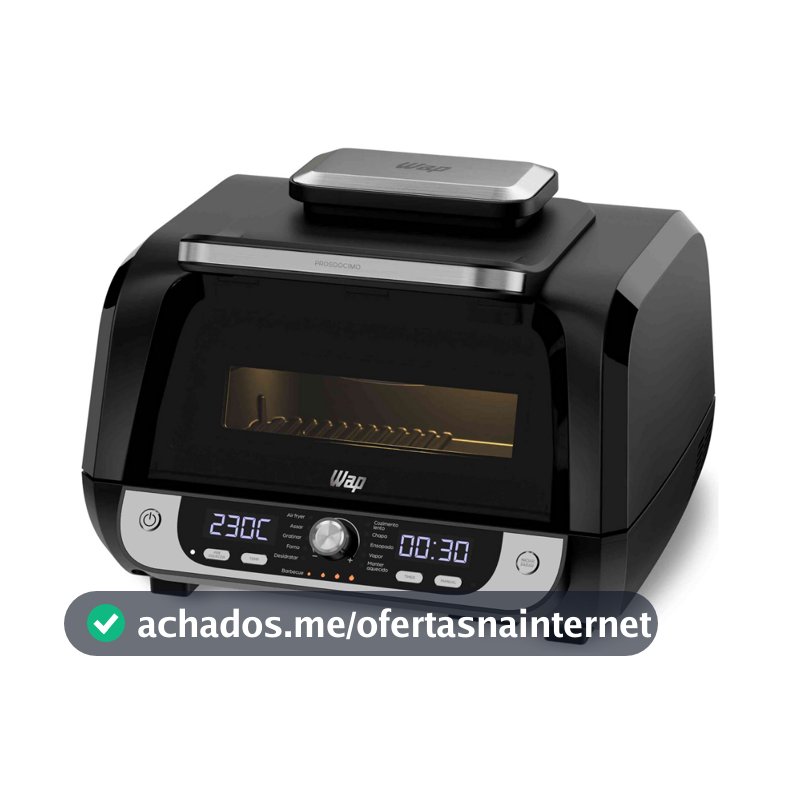 FRITADEIRA AIR FRYER BARBECUE DIGITAL 12 FUNÇÕES WAP