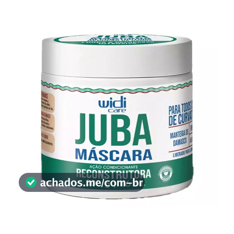 Mascara Reconstrutora Juba Açao Condicionante Widi Care 500g
