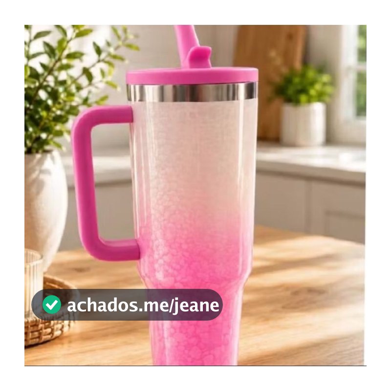 Copo Garrafa Térmico Colorido E Marmorizado com Canudo 1200 ML Ou 520ML/1.2L 40oz  com Canudo Telescópico
