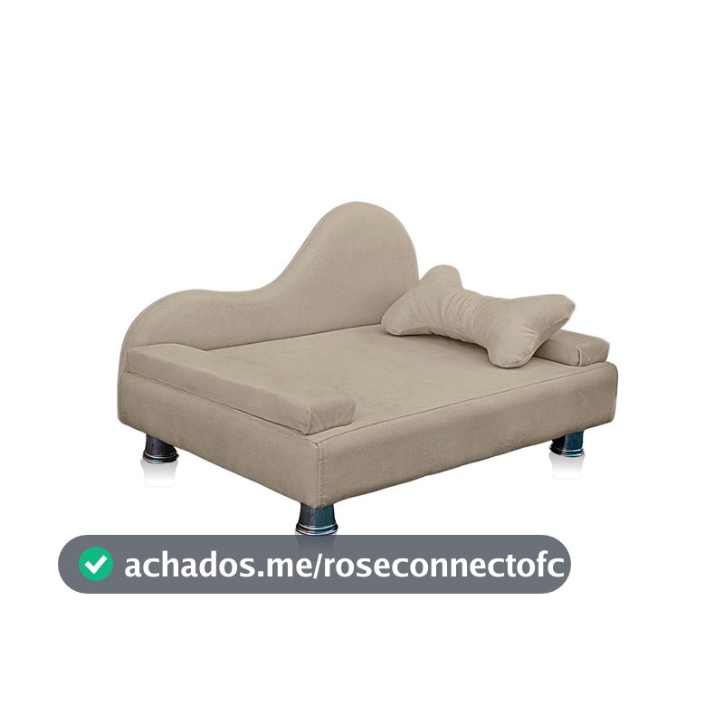 Mini Sofá Cama Divã Pet Cães e Gatos Orgânico Confortável e Reforçado...