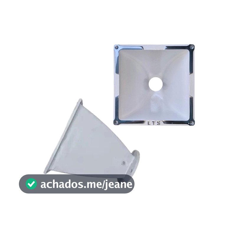 KIT C/2UN Expansor Corneta Cone Lente Lts 1921 2p Branca Tecsystens