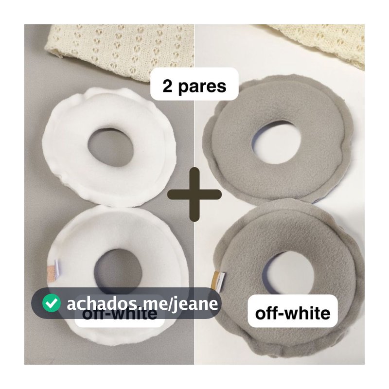 Kit 2 pares de Rosquinhas de amamentação protetores para seios