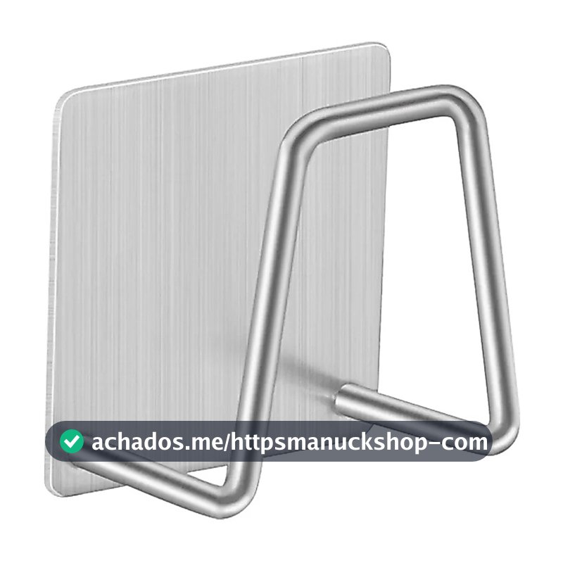 Kit 2 Aço inoxidável Suporte Porta Esponja para bucha de pia Prateleira de cozinha