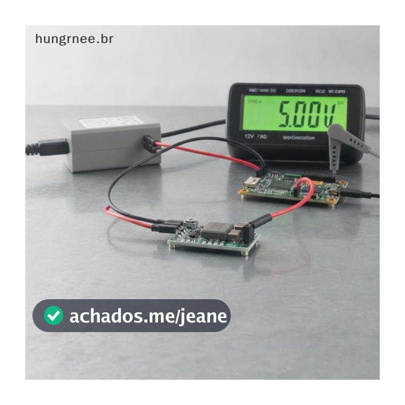 [UGR] Mini Módulo De Fonte De Alimentação Redutor DC-Conversor De Tensão Leve E Ajustável Para Manutenção Eletrônica Ext