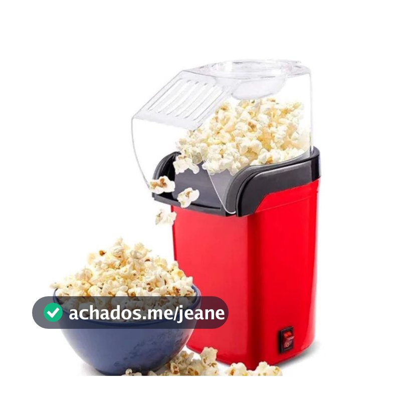 Pipoqueira Elétrica Popcorn Maker 110V  Pipoca Sem Óleo