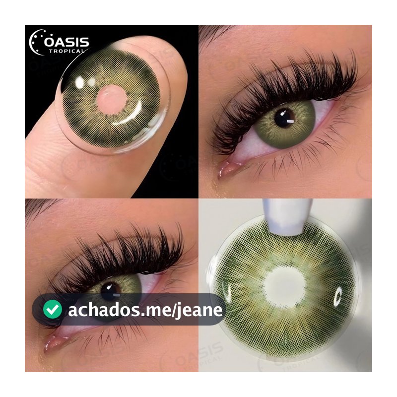Lentes De Contato Coloridas 2pcs Contatos Coloridos Para Maquiagem De Cosméticos Brown Eyes