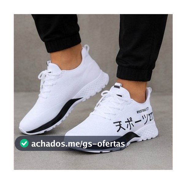 Tênis Fit Masculino Casual Moderno Esportivo Academia Caminhada Solado Leve e Confortável Promoção Envio Imediato