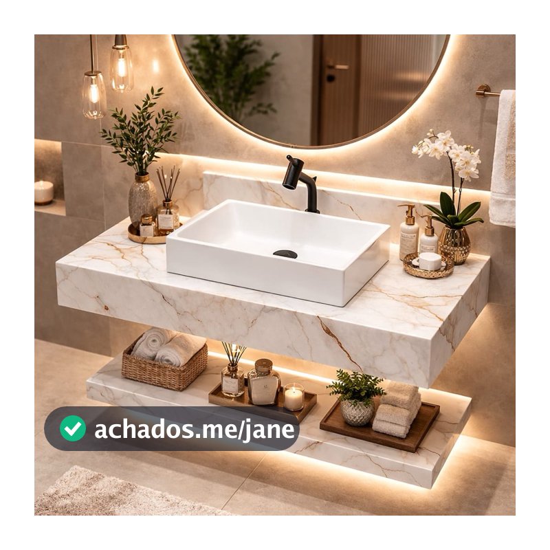Kit Bancada Elegance em Porcelanato