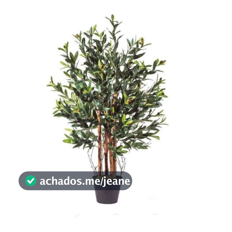 Planta arvore artificial oliveira 4 troncos 1.10mt o vaso não acompanha