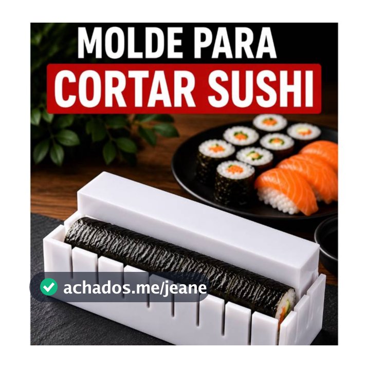 Molde Para Cortar Sushi Profissional Uniforme Rápido E Prático Forma