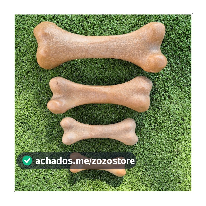 Brinquedo de Cachorro Pet Osso Mordedor Fibra De Coco Natural P/M/G Dura Pet's