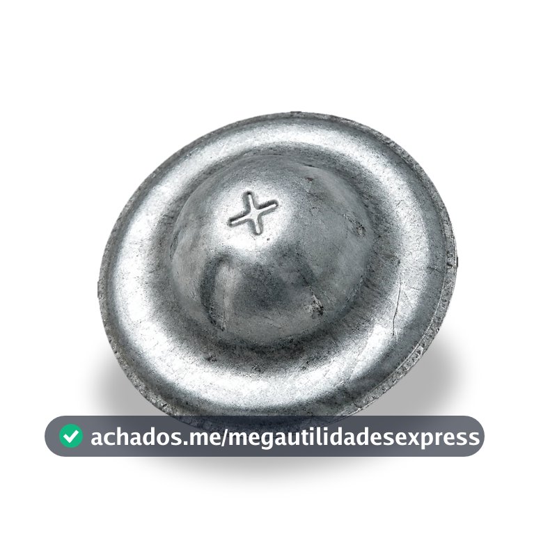 Kit Protetor Cabeça Parafuso Telhas Metálicas Galvanizado Capa Vedação Anti Ferrugem e infiltração