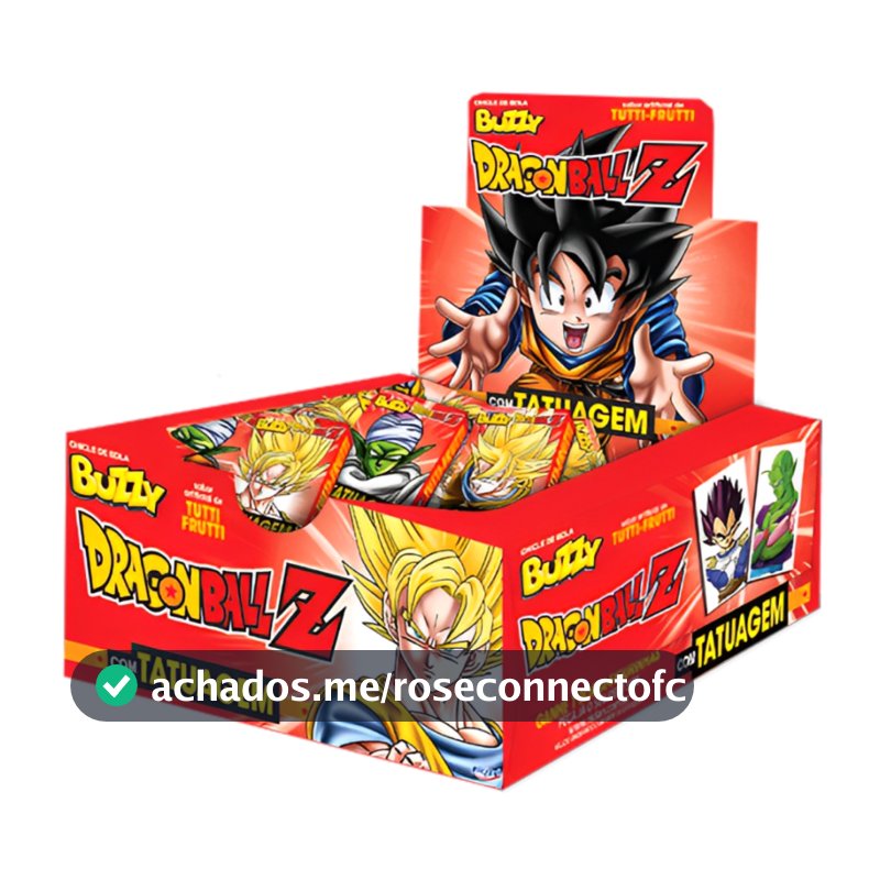 Chiclete Dragon Ball Z Tutti Frutti 360g c/90 Unidades