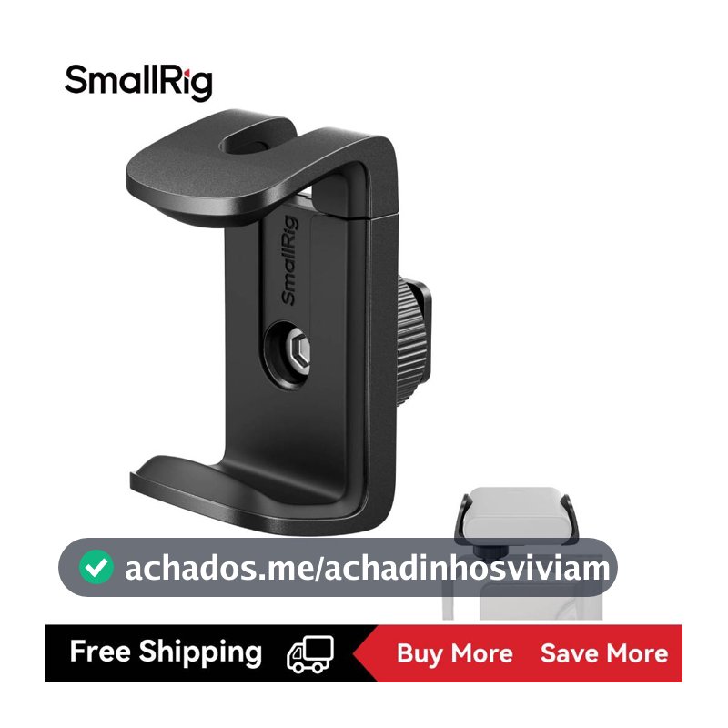 Suporte SmallRig Power Bank Com Cold Shoe Mount , Clamp Ajustável Para Plataforma De Câmera E Phone Cage 4600