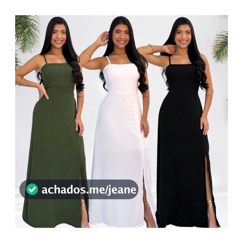 Vestido Longo Elegante Feminino Madrinha Social Não Amassa Lastex Casual Casamento