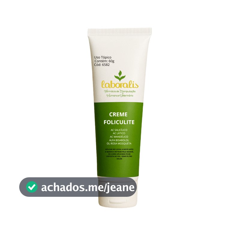 Creme Foliculite Esfoliante Químico Renovação de Áreas Escurecidas 60g