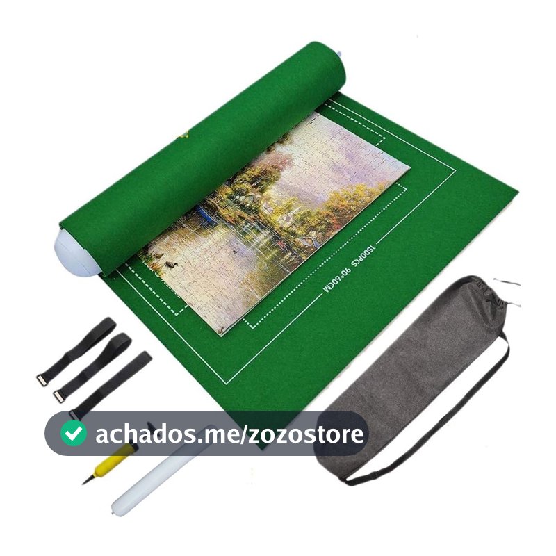 Porta Puzzle Tapete Suporte Dobrável P/Quebra-cabeça