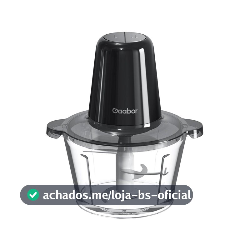 Gaabor Processador 2L 300W 4 Lâminas Triturador Carne Legumes Multislice Vidro 6mm MG-15M02A