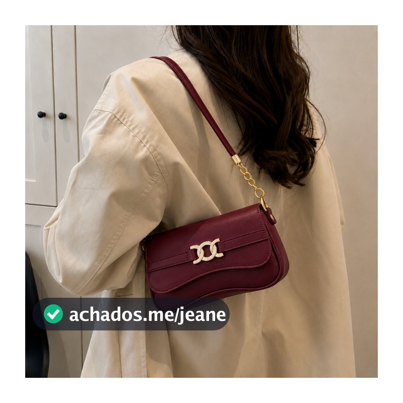 Bolsa  Ombro  Feminina Pequena Elegante Perfeita Viral do momento Bolsinha corrente