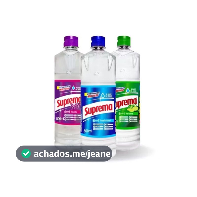 Kit Removedor Perfumado Suprema 500Ml  - 03 Unidades