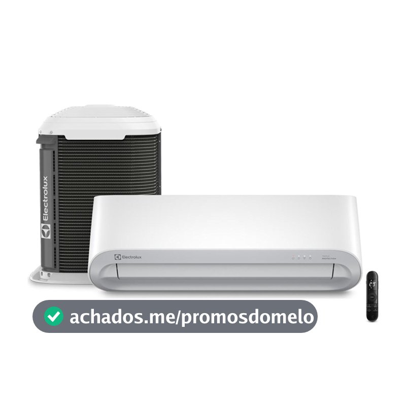 Ar Condicionado Split Electrolux Hi Wall Color Adapt Inverter 9.000 Btu/h Frio Monofásico Branco JI09F/JE09F 220V