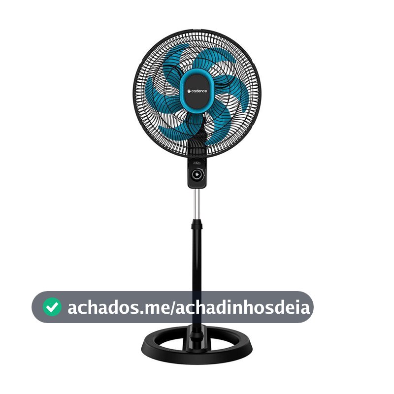 Ventilador de Coluna VTR830 Refresh Turbo Pro Cadence Preto 127V