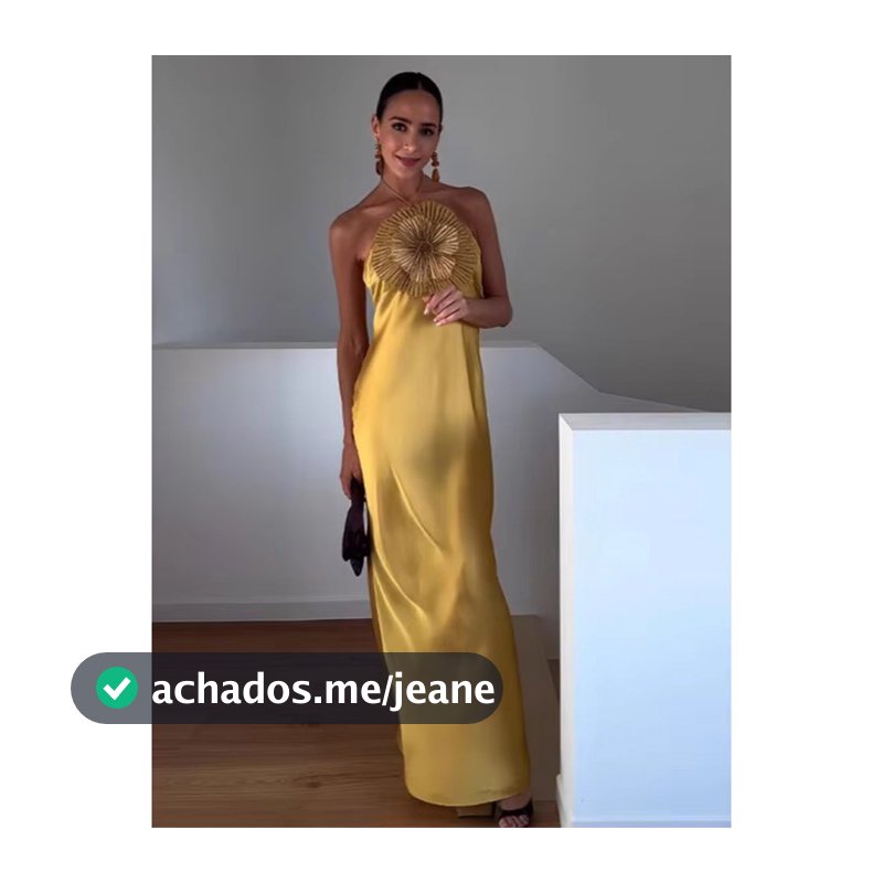 Vestido De Noite Floral Embelezado Com Strass E Gola Halter 202609-1