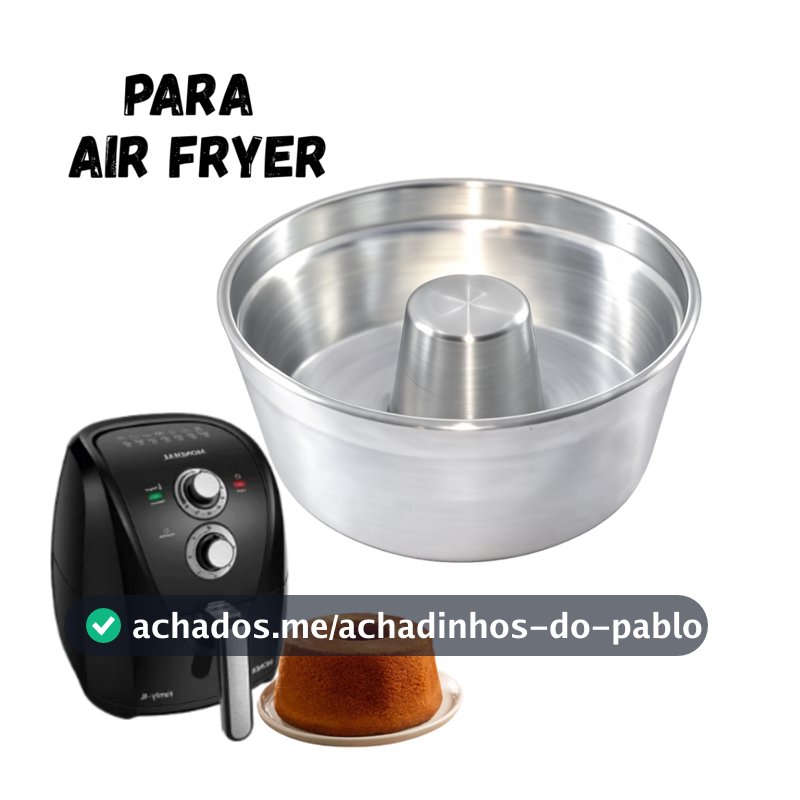 Formas Suiça para Bolo?Pudim N. 18 / 16 e 14 Air Fryer 3,5