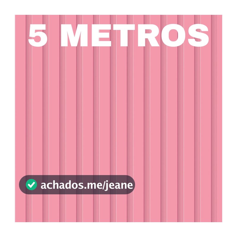 Mais Vendido ! Papel de Parede Adesivo Ripado Rosa  3D Lavável 5 Metros Queima de Estoque !