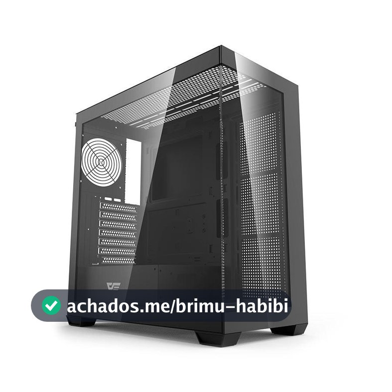 Gabinete Gamer Aigo Darkflash DS900, Mid-Tower, Lateral de Vidro, Preto, DS900-BLACK