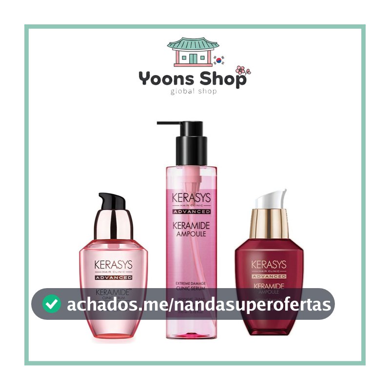 [KERASYS] Danos Extremos de Queramida/Clínica de Danos Grave/Essência de Cabelo Rico/Sérum