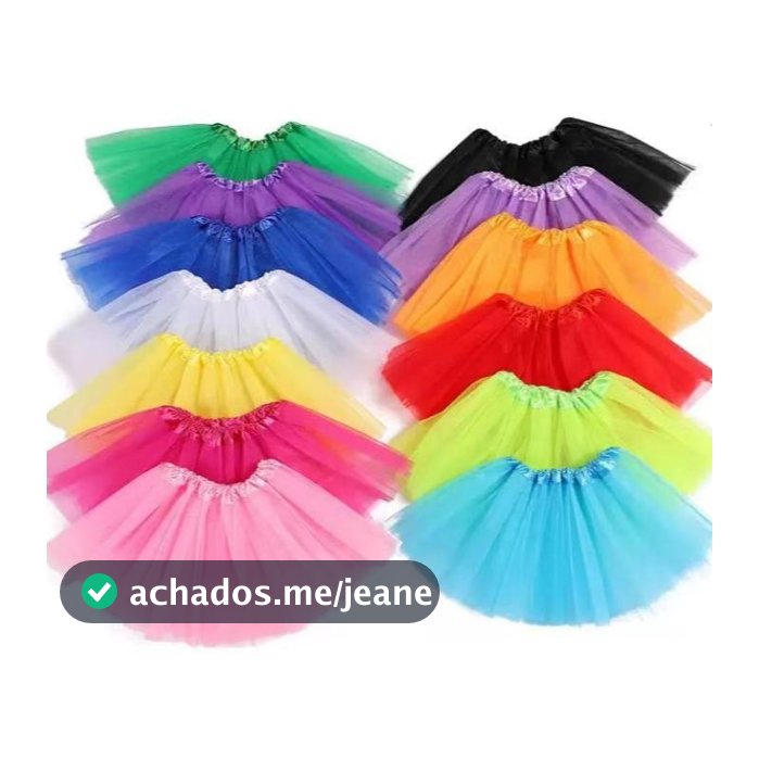 Fantasia Saia Tule COM e SEM LEDs P/festa Carnaval Bailarina e Fantasia - Diversos Modelos