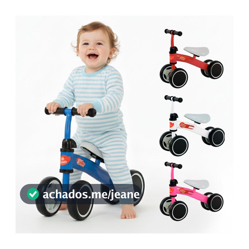 Bicicleta De Equilíbrio Bike Infantil Castela