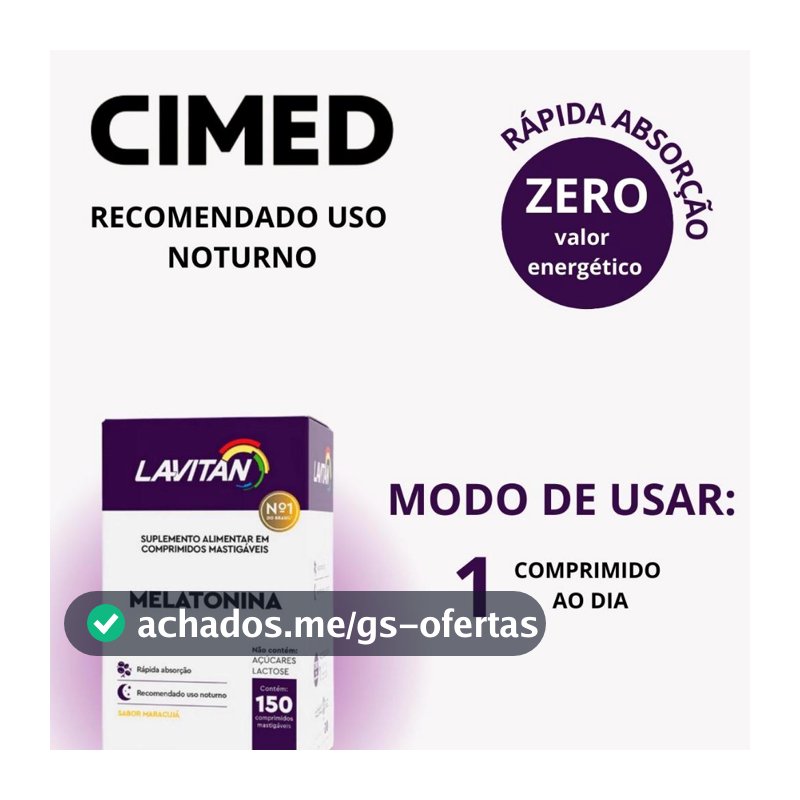 Lavitan Sono Sabor Maracuja 150 Comprimidos
