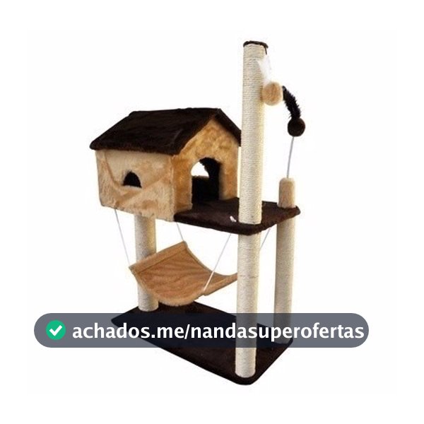 Arranhador Para Gato Casa Com Rede