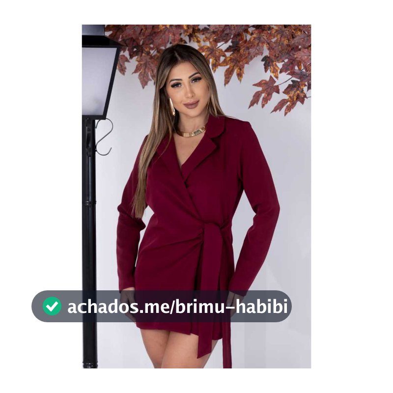 Macaquinho Feminino Alfaiataria  MANGA LONGA com Cinto Moda
