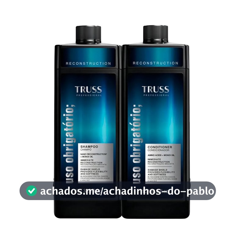 Kit Truss Uso Obrigatório Shampoo E Condicionador 1 Litro