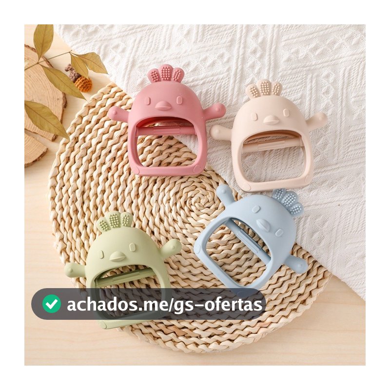 Brinquedos De silicone Para Dentição Bebês Com Mais De 3 Meses Mordedor De Pulso À Prova De Queda Mastigar Sem BPA ANJIN