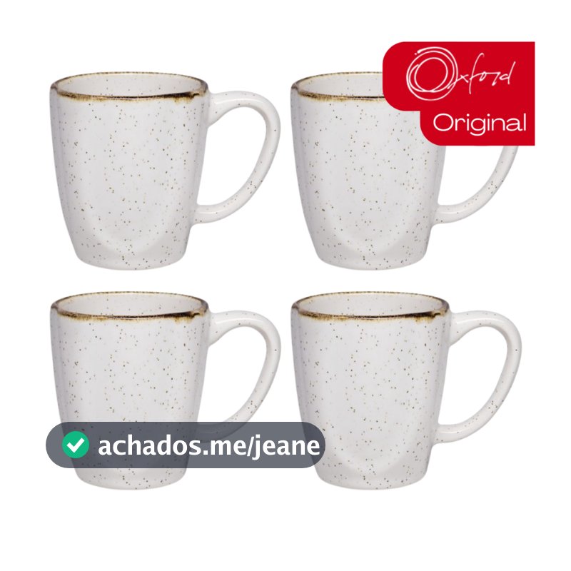 Jogo 4 Canecas Café Chá Ryo 260ml Orgânica Maresia Oxford